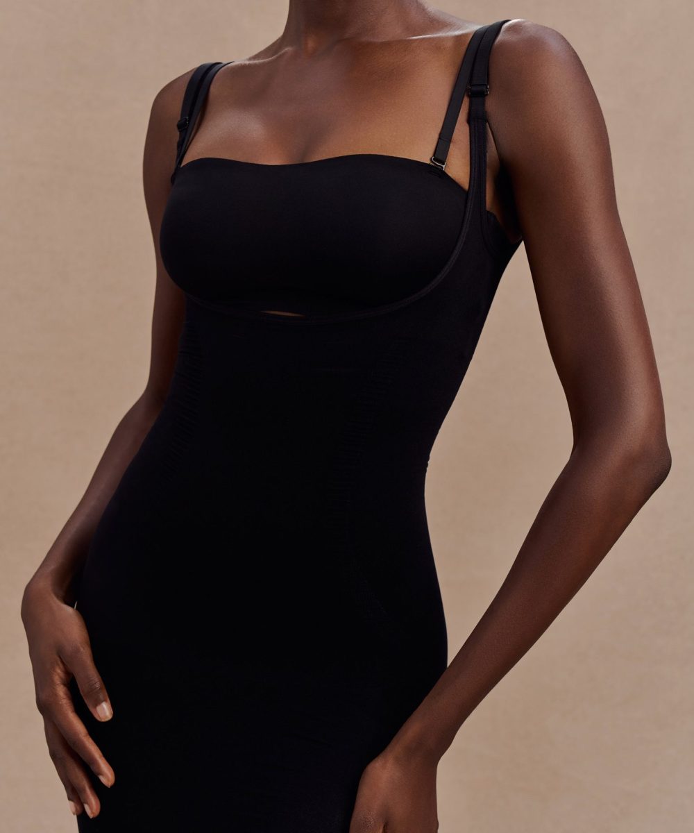 Jocelyn Backless Shapewear Mini Dress - Black