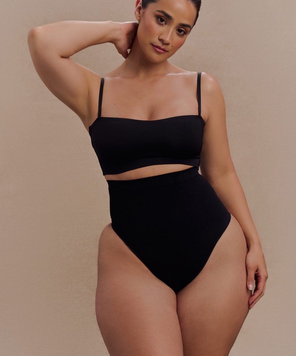 Saria High Waist Shapewear Briefs - Black