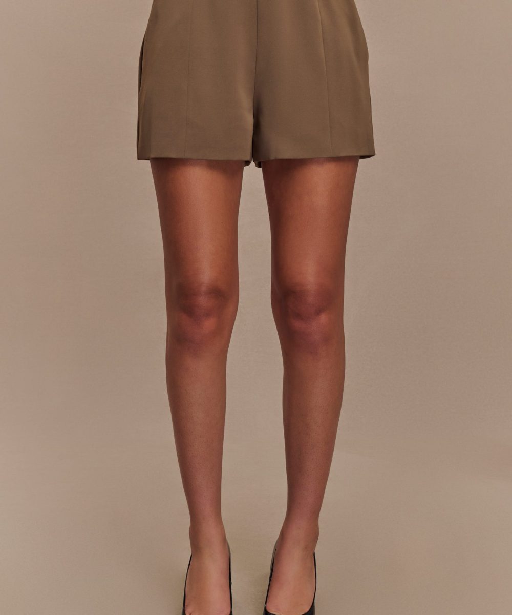 Korrie Suiting Short - Cacao Brown