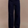 Rayne Wide Leg Denim Jeans - Indigo Blue