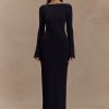 Kyle Knit Maxi Skirt - Black