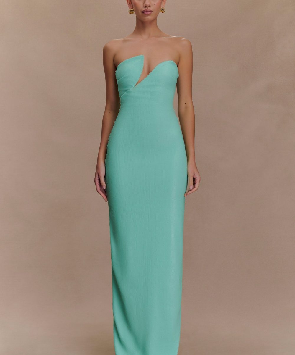 Winston Strapless Sequin Maxi Dress - Lagoon