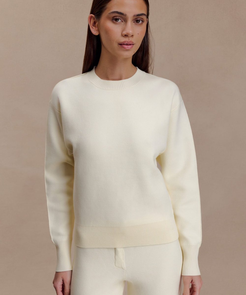 Braxton Cozy Knit Jumper - Ivory