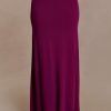Martiena Knit Maxi Skirt - Plum