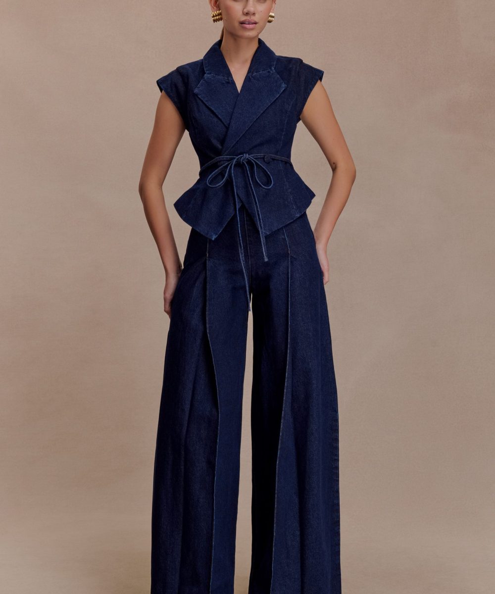 Beatrix High Rise Denim Jeans -  Indigo Blue