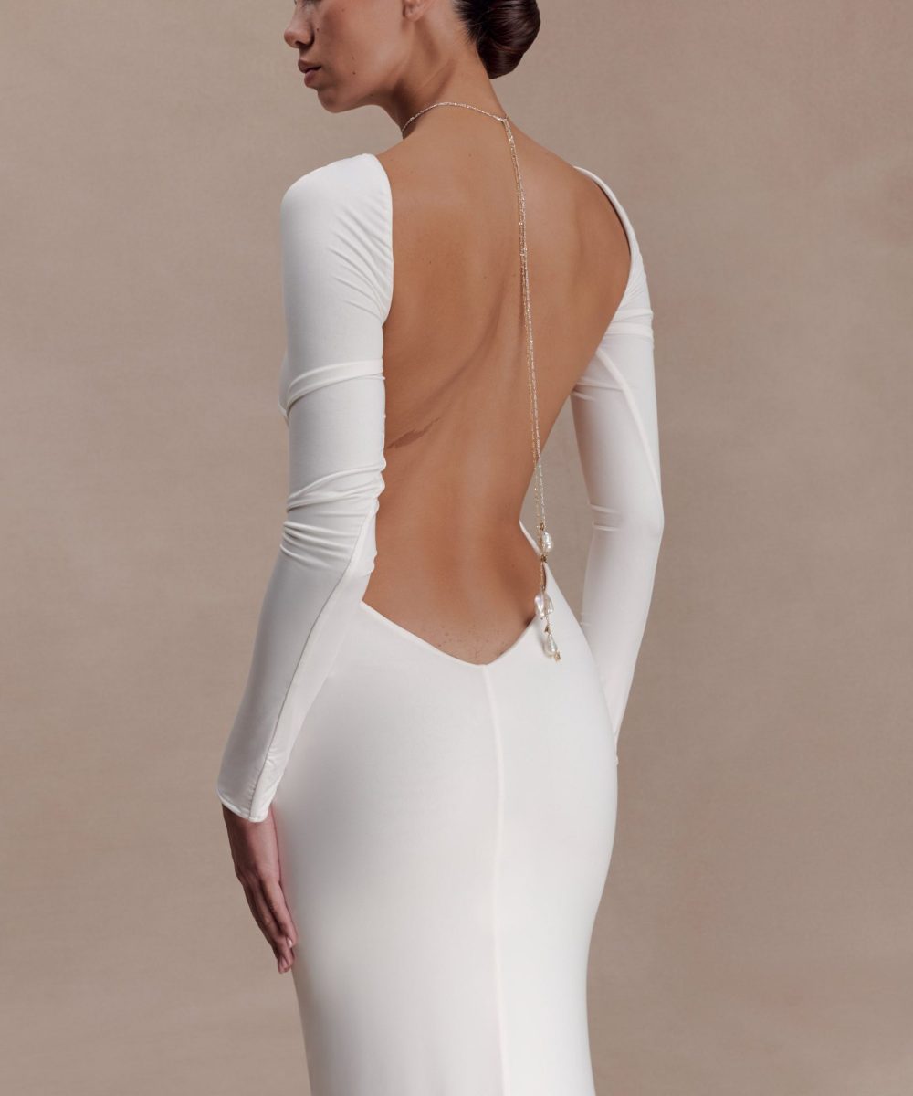 Tallulah Pearl Wrap Chain - Gold