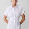 Selma Short Sleeve Linen Shirt - White